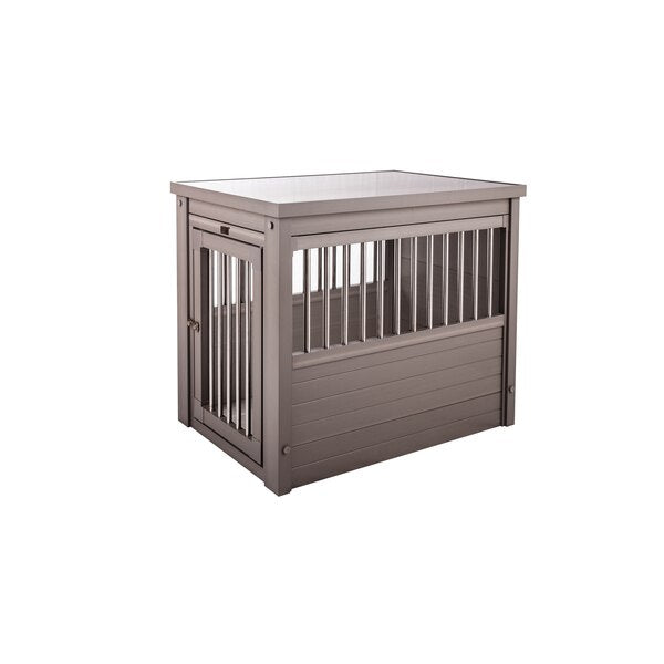 ECOFLEX Dog Crate, Gray Medium