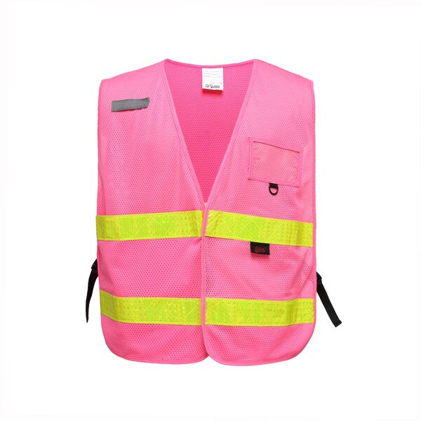 Incident Command Vest, Pink w/Lime