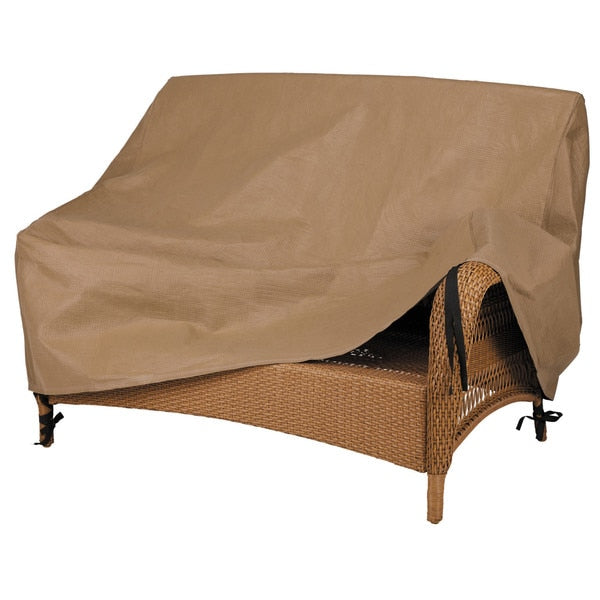 Essential Latte Patio Loveseat Cover, 62