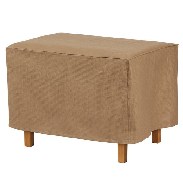 Essential Latte Patio Rectangle Ottoman Cover, 40