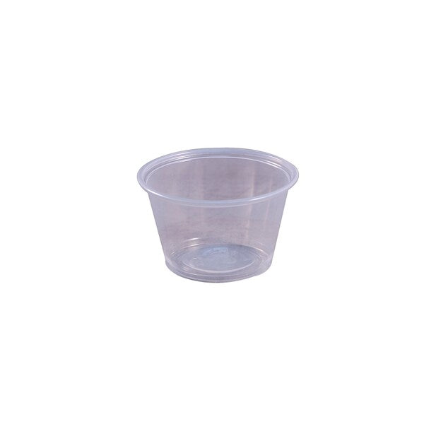 Plastic Portion Cup, 4oz., Clear, PK2500