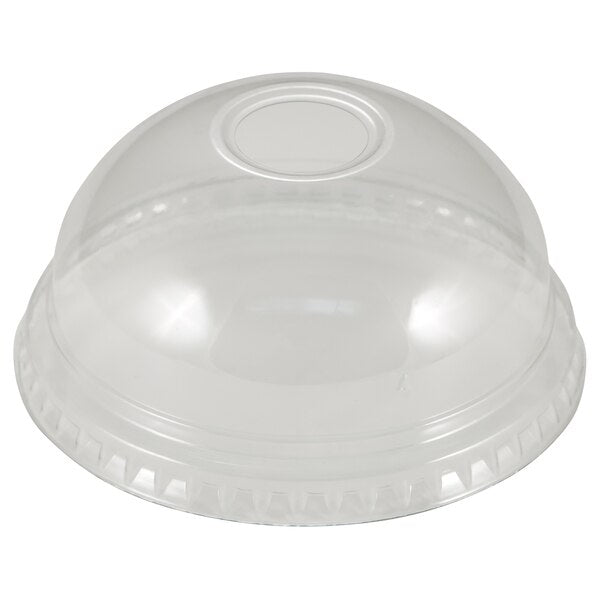 Dome Lid W/ Hole Fits, 9oz./12oz., PK1000
