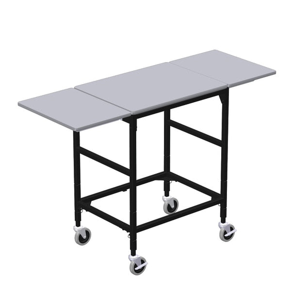 Mobile Work Table w/ Drop Lves