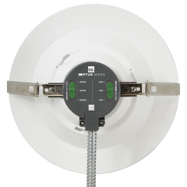 LED Round Adjustable Comm Can, 10/15/22W