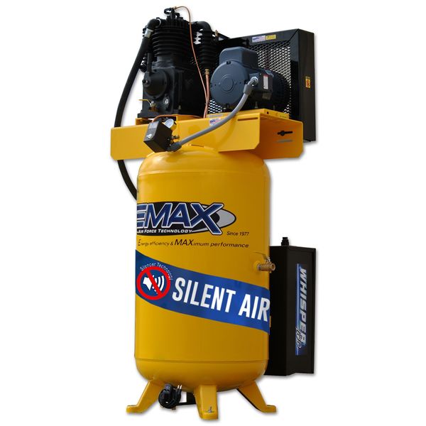 ESP 5HP Vertical 80 Gallon Air Compressor, 3 Phase