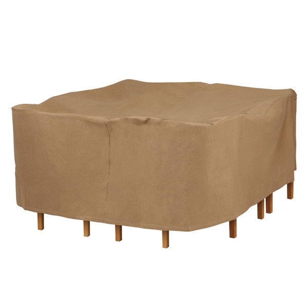 Essential Latte Patio Square Table Set Cover, 76