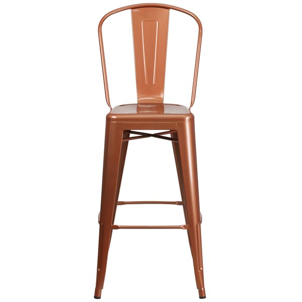 Coppr Metal Outdoor Stool, 30