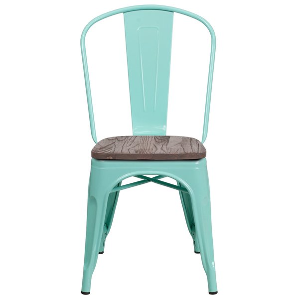 Metal Chair, Green