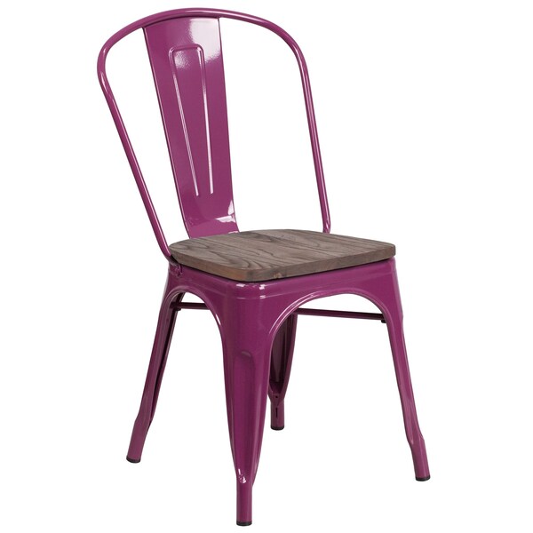 Metal Chair, Purple