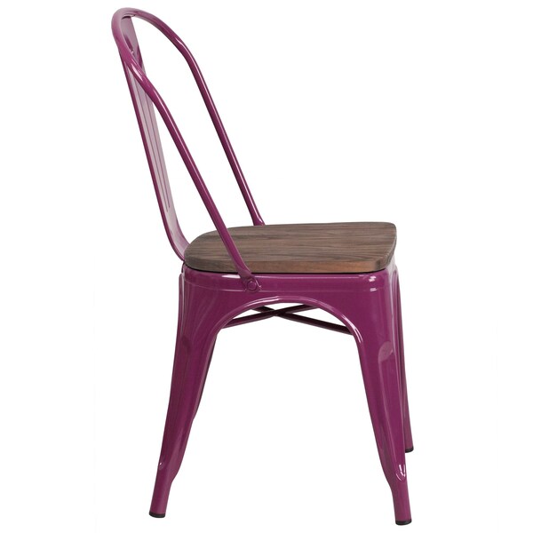 Metal Chair, Purple