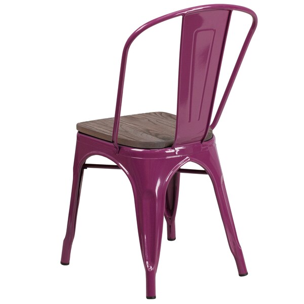 Metal Chair, Purple