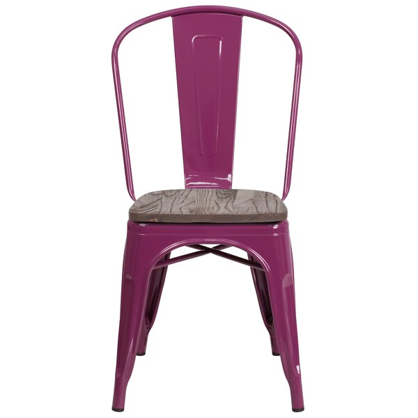 Metal Chair, Purple