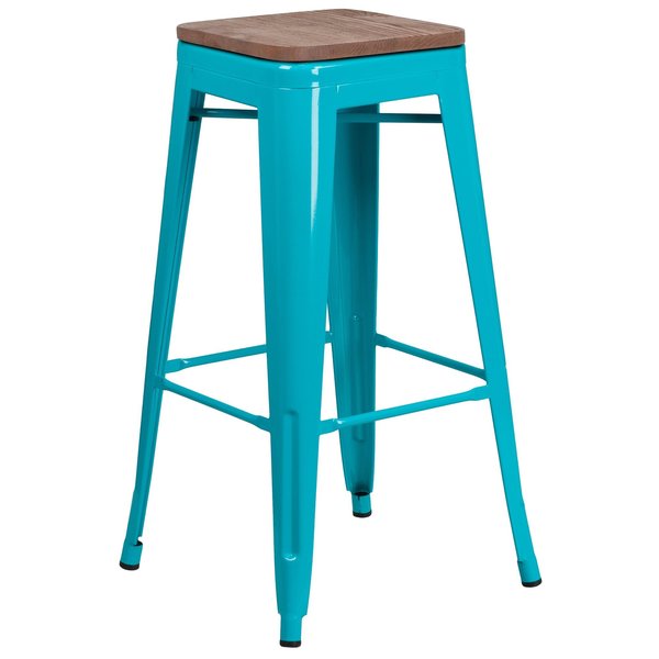 No Back Metal Stool, 30