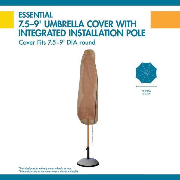 Essential DiA Latte Patio Umbrella Cover, Essential, 12