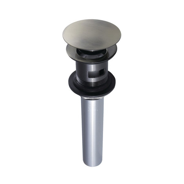 Brass, Bathroom Sink Drain, Push Pop-Up Drain