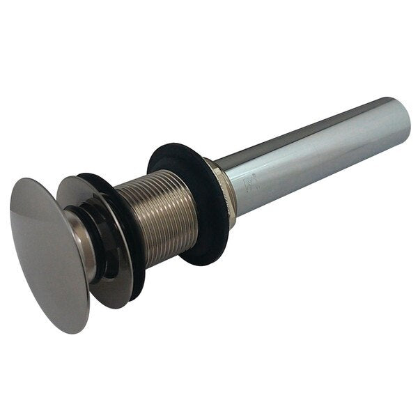 Brass, Bathroom Sink Drain, Push Pop-Up Drain without Overflow