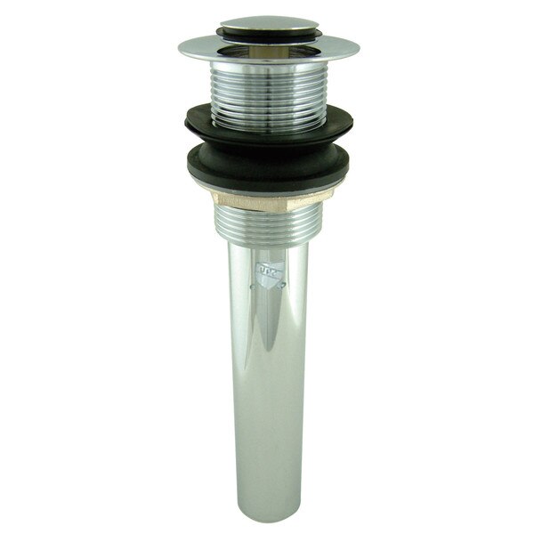 Brass, Bathroom Sink Drain, Push Pop-Up Drain without Overflow