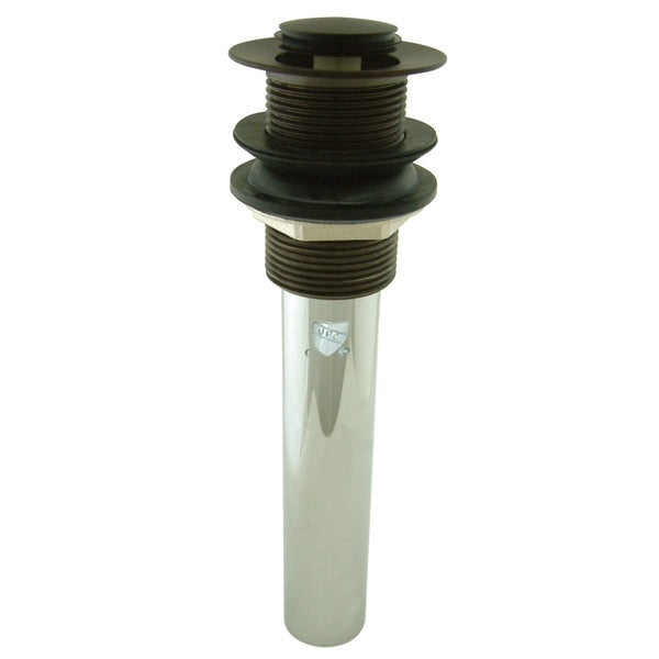 Brass, Bathroom Sink Drain, Push Pop-Up Drain without Overflow