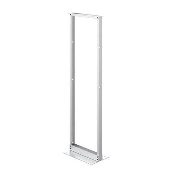 Open Frame Rack, 84.00x24.25x15.00, Aluminum 2-Post