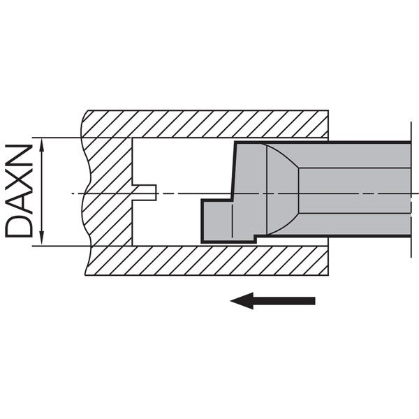 Micro Face Grooving Bar, PVD Carbide