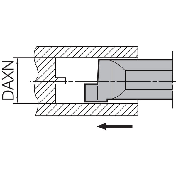 Micro Face Grooving Bar, PVD Carbide