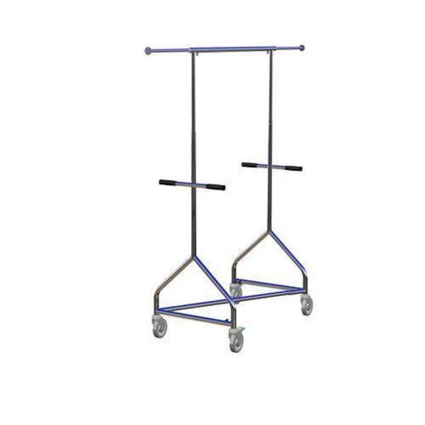 Rolling Rack with grid shelf;5