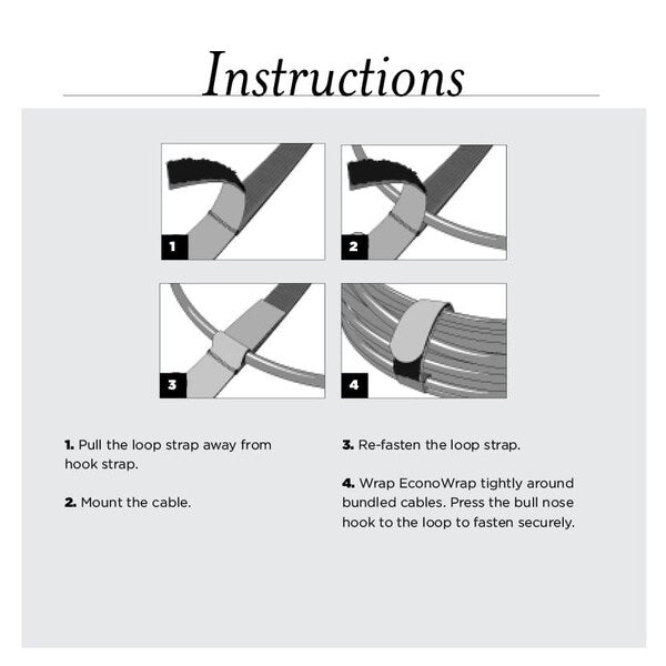 Hook and Loop Strap, 3/4