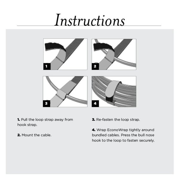 Hook and Loop Strap, 3/4