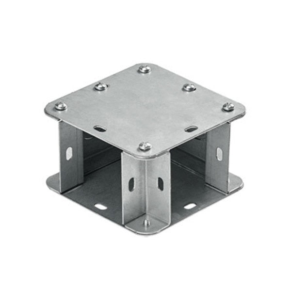 Galvanized 90-Degree Elbow-Tee-Cross, 2.50x2.50, Steel