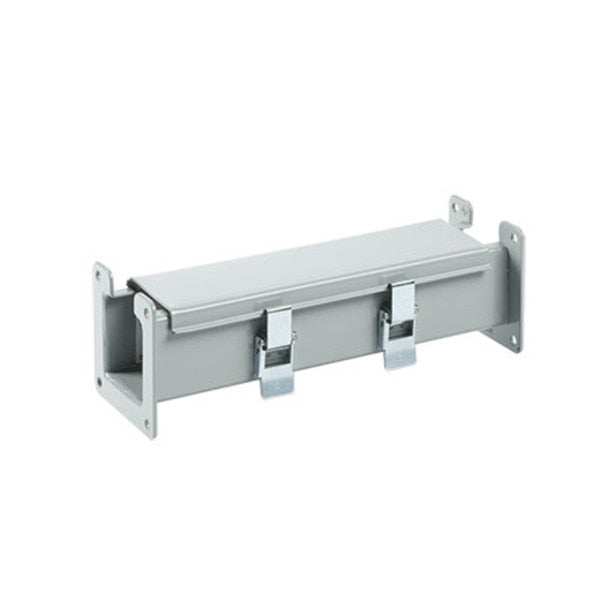 Lay-In NEMA Type 12 Wireway Straight Section, 8.00x8.00x12.00, Gray, S