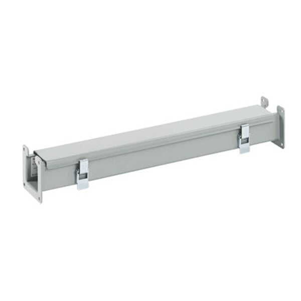 Lay-In NEMA Type 12 Wireway Straight Section, 8.00x8.00x24.00, Gray, S