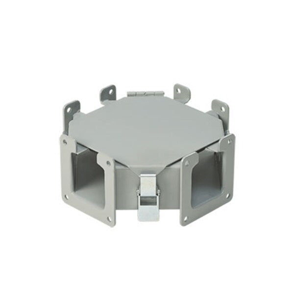 Cross Fitting, 2.50x2.50, Gray, Steel