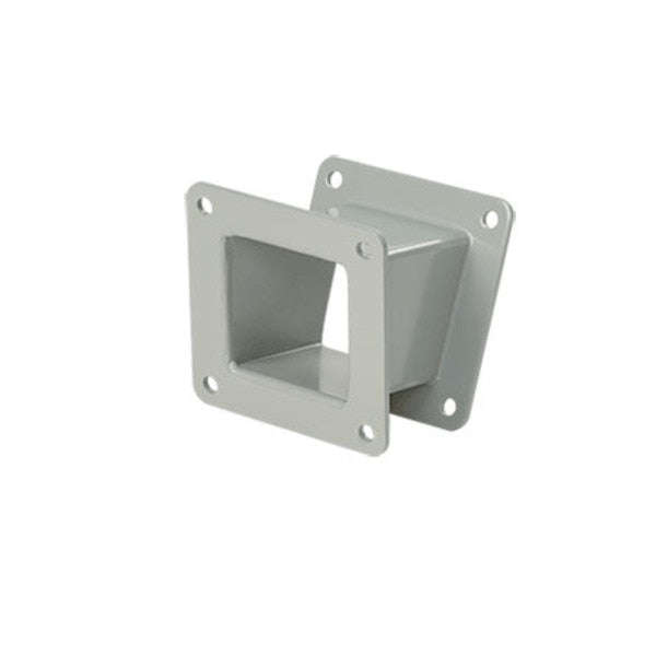 Elbow, 8.00x8.00, Gray, Steel 22.50 deg.r