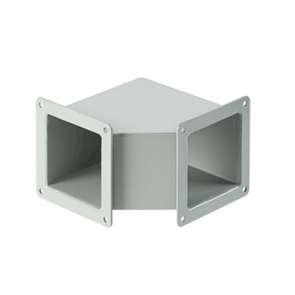 Elbow, 8.00x8.00, Gray, Steel 90 deg.
