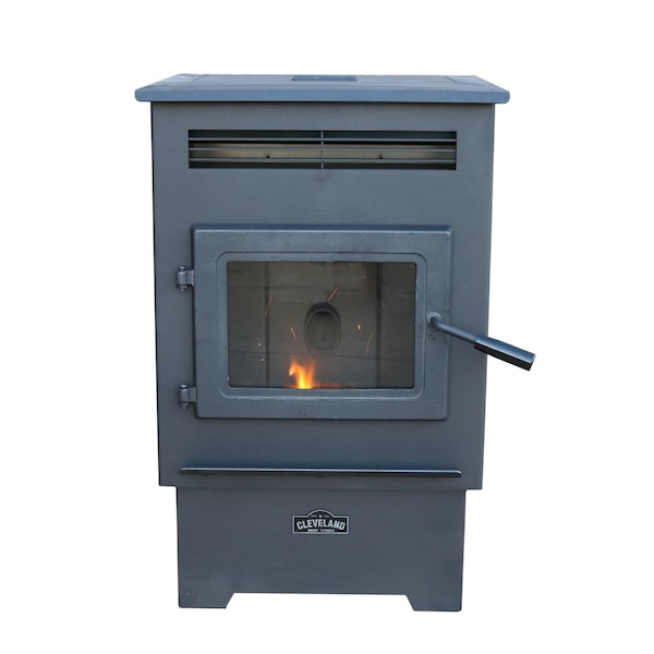 Pellet Stove, 1200 sq. ft, Medium, 60 lbs H