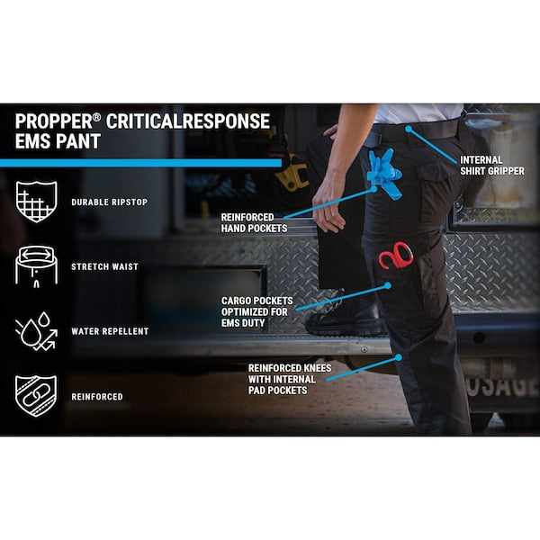 EMS Pants, 10, Regular, Black