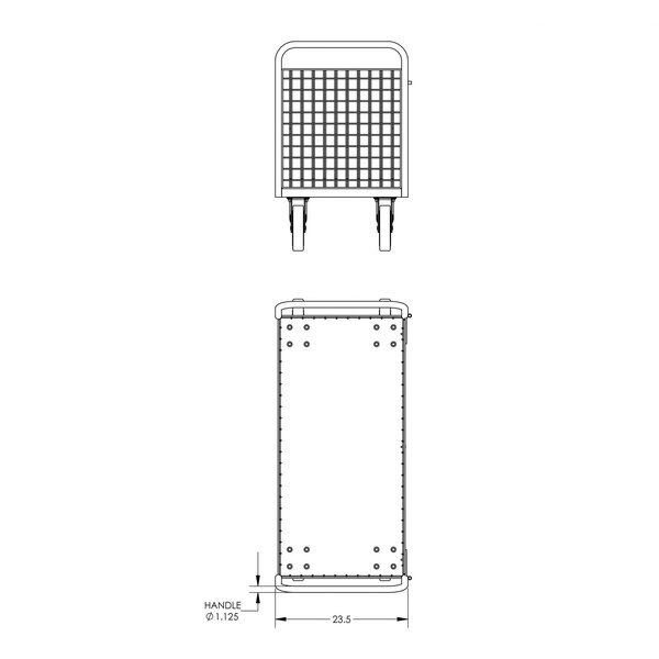 Cage Cart, 4-Sided 48