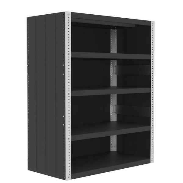 Preconfigured Enclosed Shelving Kit, 48