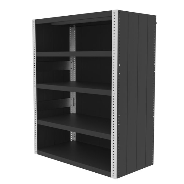 Preconfigured Enclosed Shelving Kit, 48