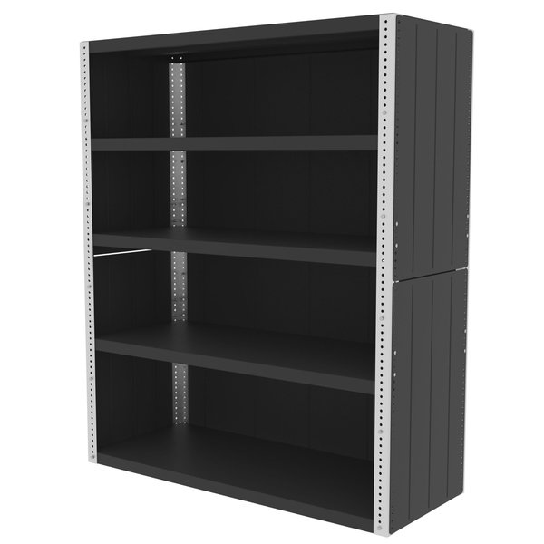 Preconfigured Enclosed Shelving Kit, 60