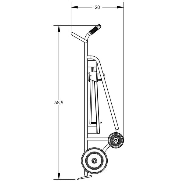 Ezy-Rol, Four Wheel Steel Frame Drum Truc