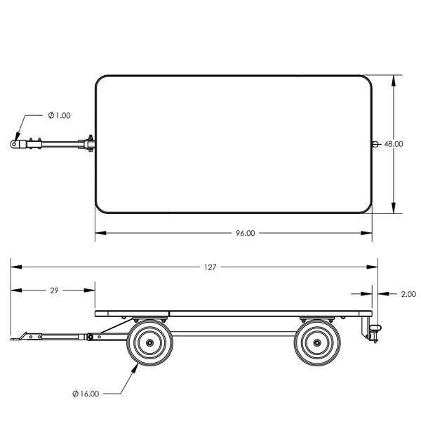 Pre-Configured 2000 Trailer, 48