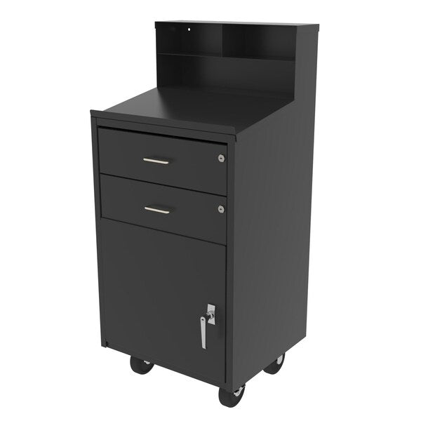 Industrial Desk, w/2-Drawers, Locking Do