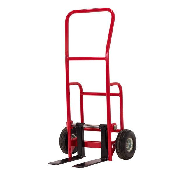 Industrial Hand Truck, Flat Forks, w/Nev
