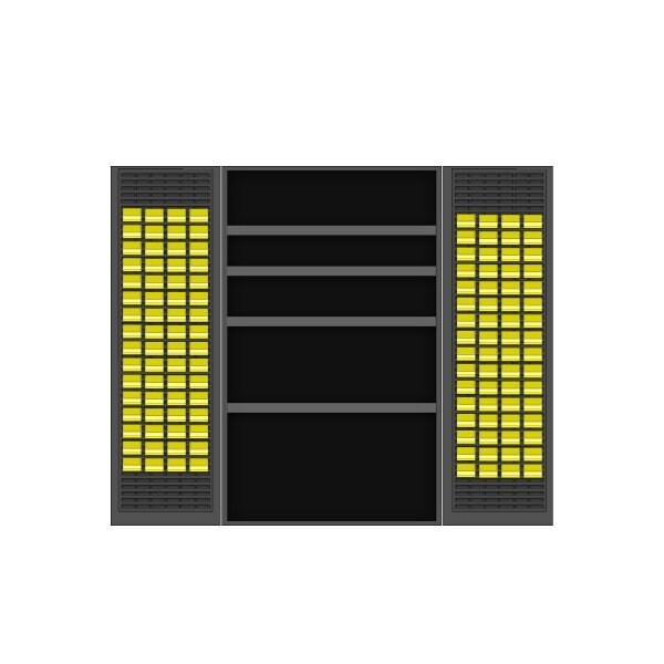 Jumbo Bin-Shelf Cabinet, 48