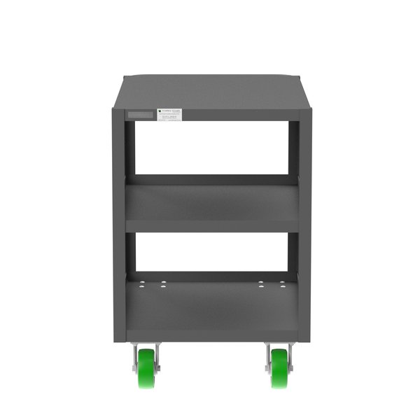 Flush-Top Utility Car, Three Shelf, 24x36