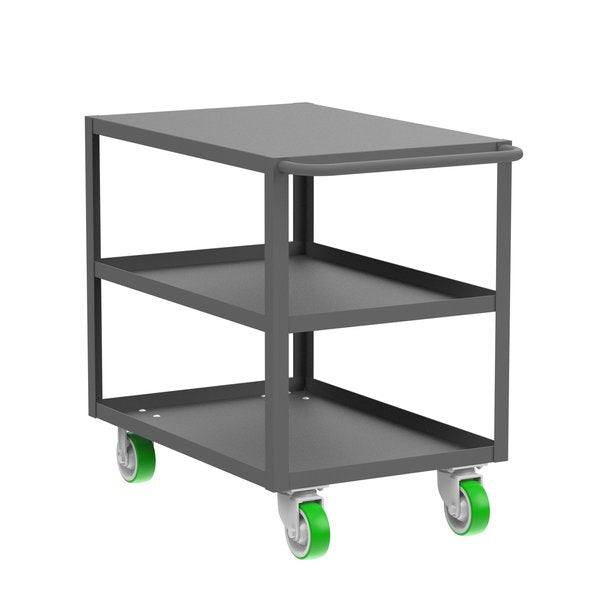 Flush-Top Utility Car, Three Shelf, 24x36