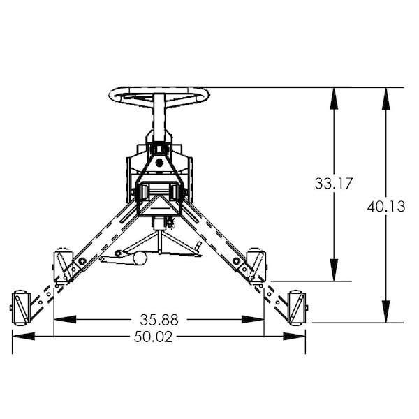 Barrel Hawk III Drum Lift, w/Harrier Att