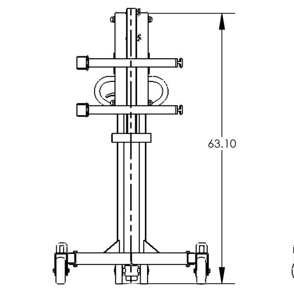 Barrel Hawk III Drum Lift, w/Strap Attac