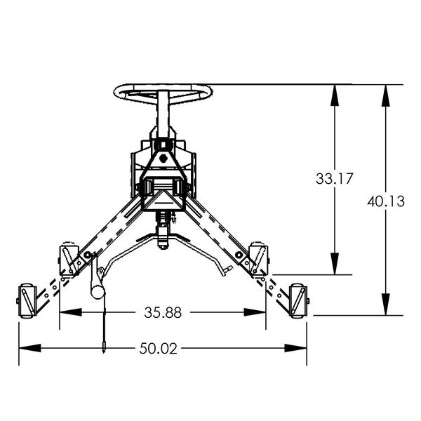 Barrel Hawk III Drum Lift, w/Strap Attac